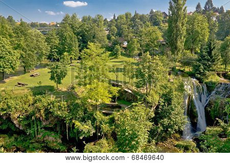 Rastoke Falling Water Green Village