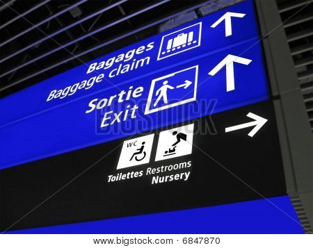 Aeroporto avião de sinal, bagagem, estrutura, Europa
