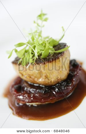 Entree อาหารกับ Garnish