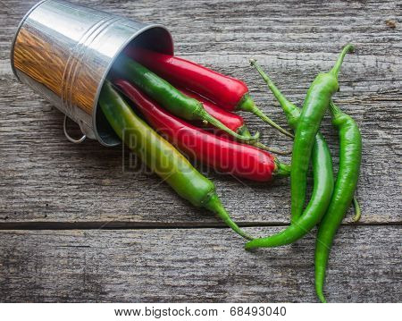 Colorful Chili Peppers