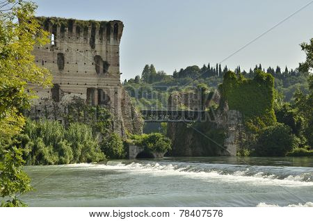 Ancient Ruins Over The River