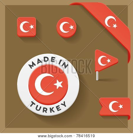 Turkey Made Symbol Collection