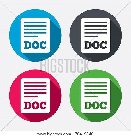 File document icon. Download doc button.
