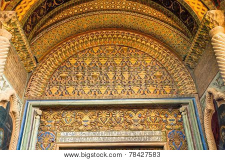 Decoration Inside The Belfry At Echmiadzin Cathedral