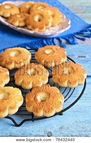 Butter Biscuits In The Shape Of A Flower