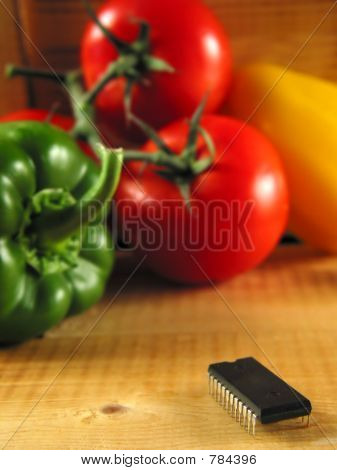 Chip-támadás a zöldségeket!