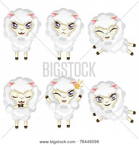 Cute Chibi Sheep