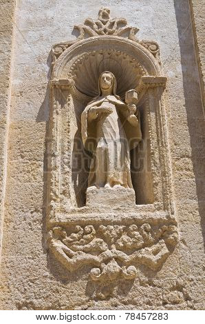 Church of St. Chiara. Altamura. Puglia. Italy.