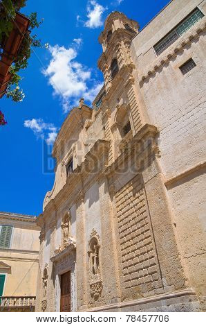 Church of St. Chiara. Altamura. Puglia. Southern Italy.