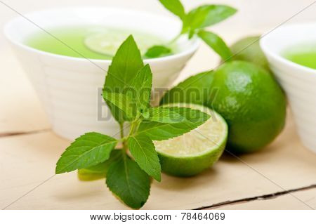 Mint Infusion Tea Tisane With Lime