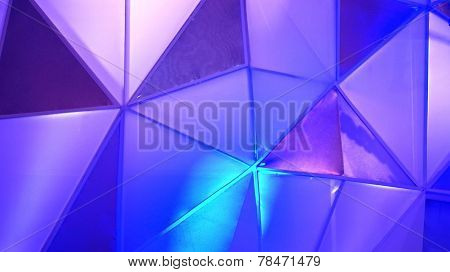 Abstract Polygon Blue Background
