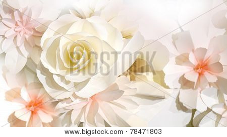 Roses Flower Wedding Background