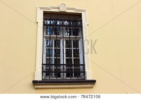 window with bars