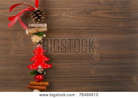 pretty decoration for christmas. symbolic photo for a merry and peaceful christmas.