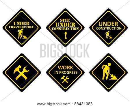 Web Site Under Construction Graphics