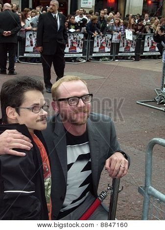 Simon Pegg ที่ Scott Pilgrim Vs โลกกลางลอนดอน 18 2553 สิงหาคม