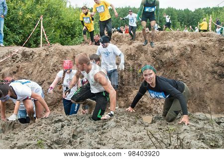 Dirty cross-country race. Tyumen. Russia