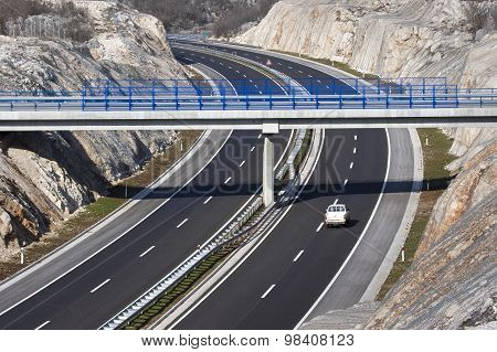 Overpass on highway