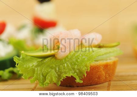 Sandwich  With Shrimps