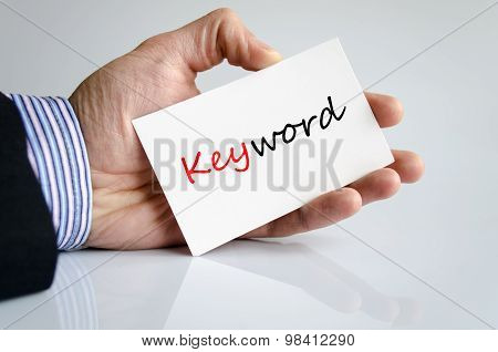 Keyword Text Concept