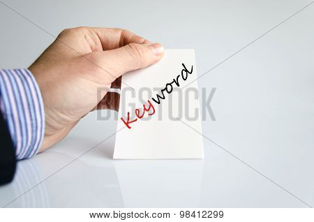 Keyword Text Concept