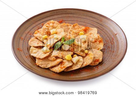 Indian Street Food Papri Chaat