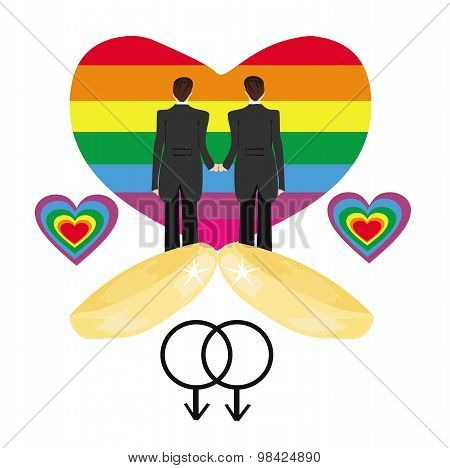 Posters of gay marriage