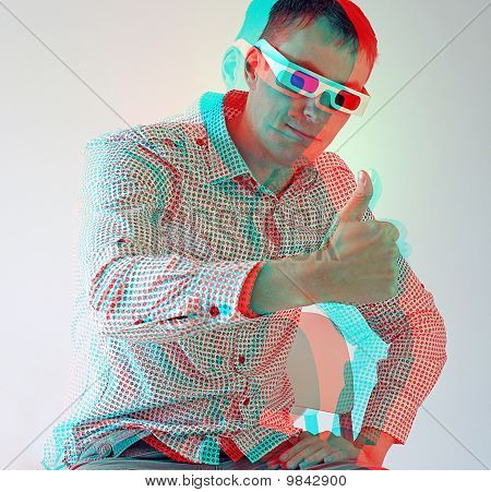 Mænd i Stereo briller