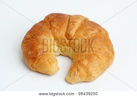 One Brown Glod Croissant