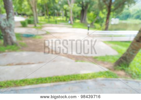 Blurry At The Garden