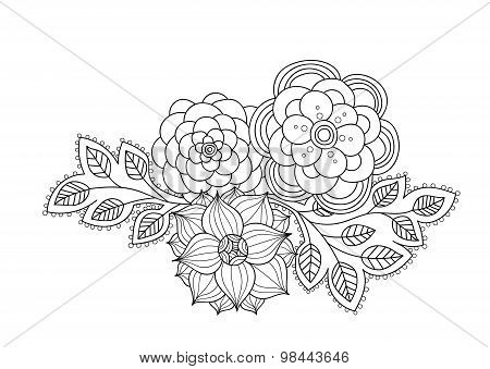 Floral decorative element