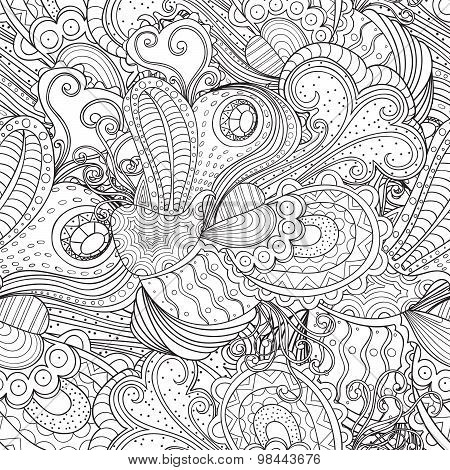 Abstract seamless pattern
