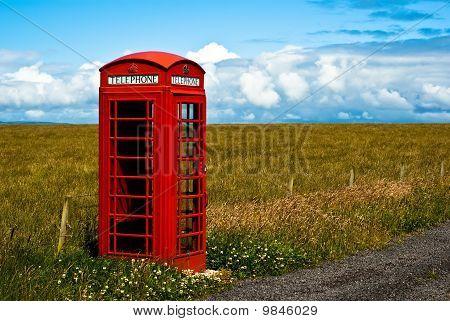 Rød telefonboks
