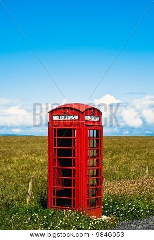 Rød telefonboks