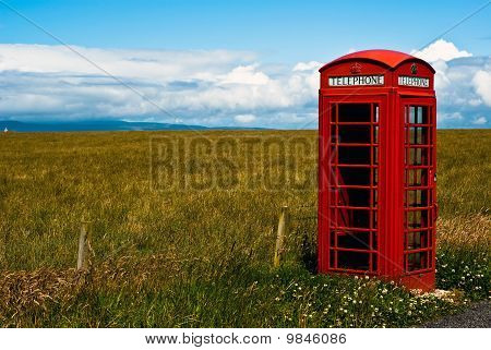 Rød telefonboks