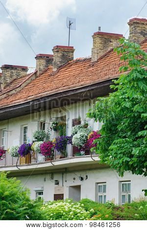 decorated balcony
