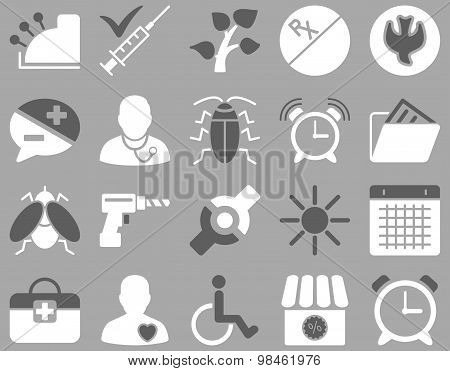 Medical bicolor icons