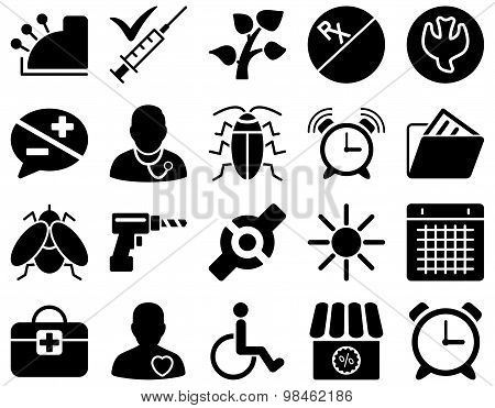Medical bicolor icons