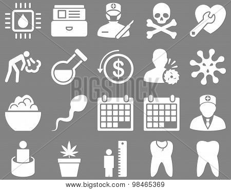 Medical bicolor icons