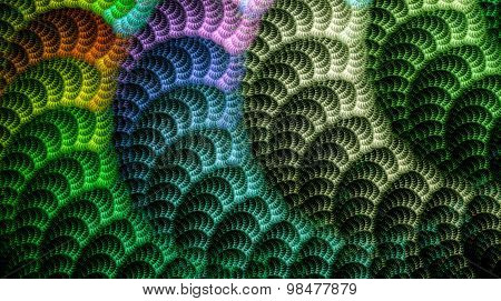 Abstract fractal texture computer-generated image