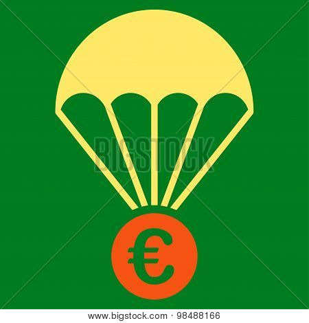 Papachute icon from BiColor Euro Banking Set