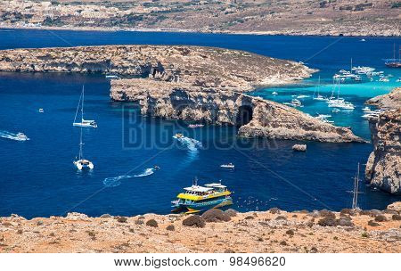 Blue Lagoon At Comino - Malta