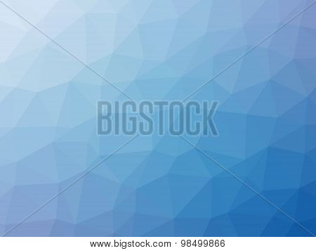 Blue Gradient Polygon Shaped Background