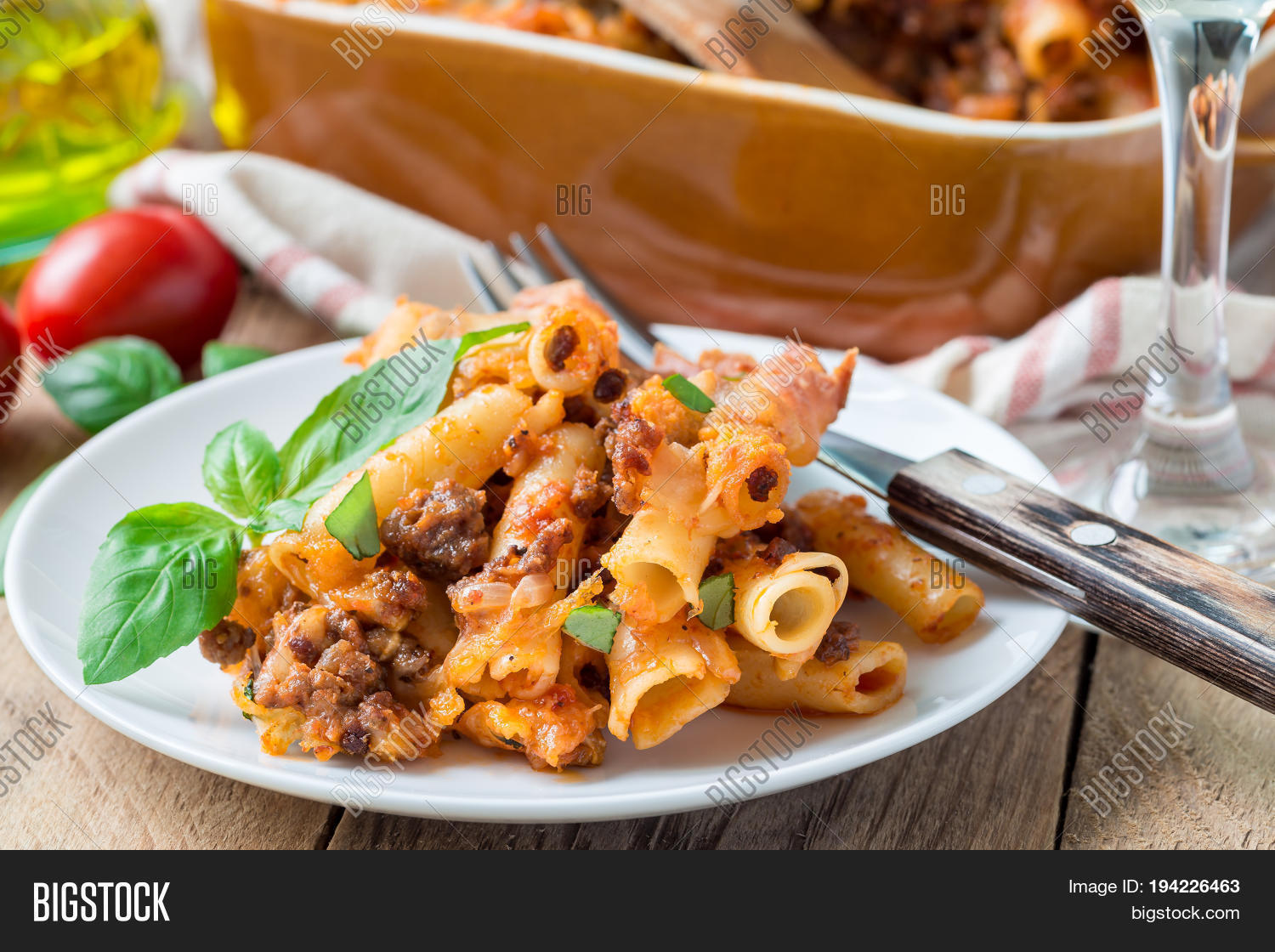 Ziti Bolognese On Image & Photo (Free Trial) Bigstock