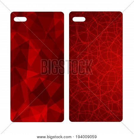 Abstract Blur Bright Red Background For Mobile Phone Cover