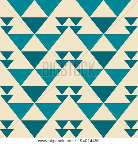 Triangle Seamless Oriental Simple Pattern
