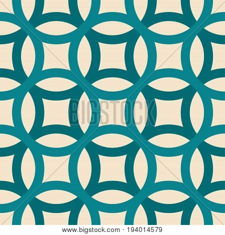 Big Circles Crossed Seamless Pattern