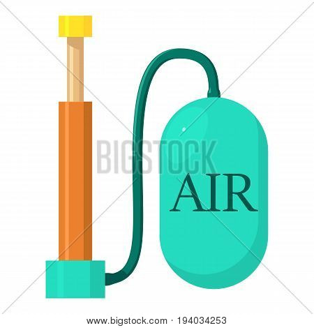 Air pump icon. Cartoon illustration of air pump vector icon for web isolated on white background