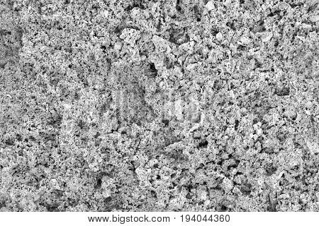 rough friable texture for an abstract background and for wallpaper of monochrome tone