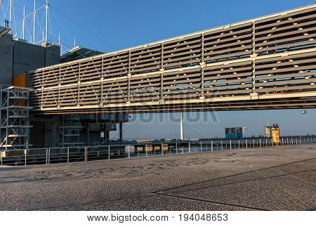 Elevated Walkway In Lisbon Oceanarium, Portugal